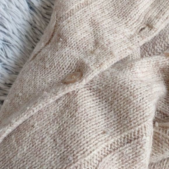 Vintage Northern Isles Neutral Cream Wool Blend‎ Button Down Cardigan - Picture 8 of 10